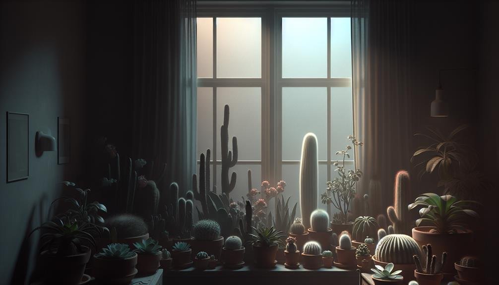 cacti thrive in sunlight
