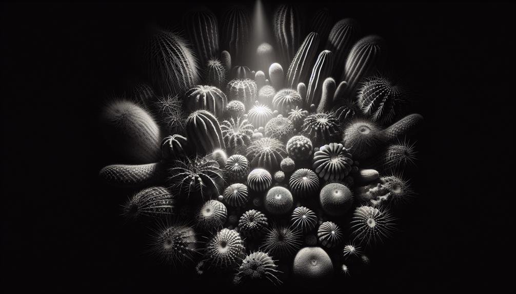 cacti thriving in darkness