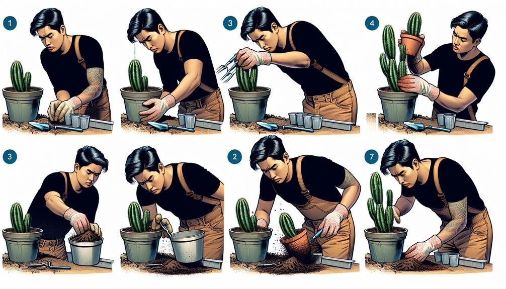 cactus repotting done right