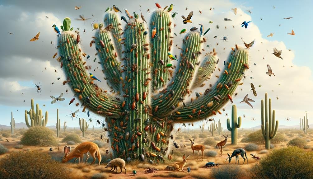 cactus spines deter herbivores