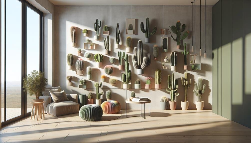 crafting cactus wall decor