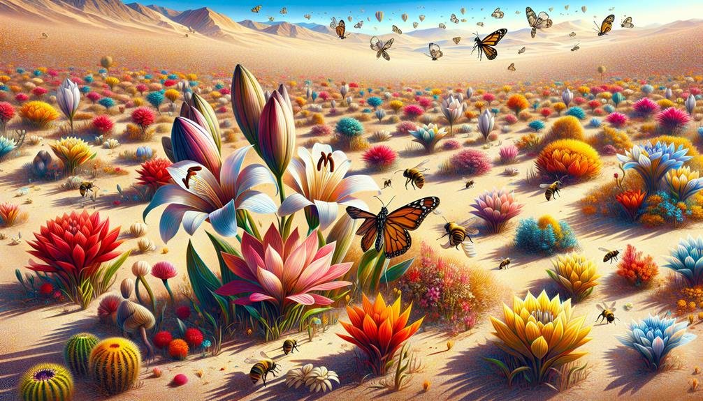 desert flower pollinator enhancement