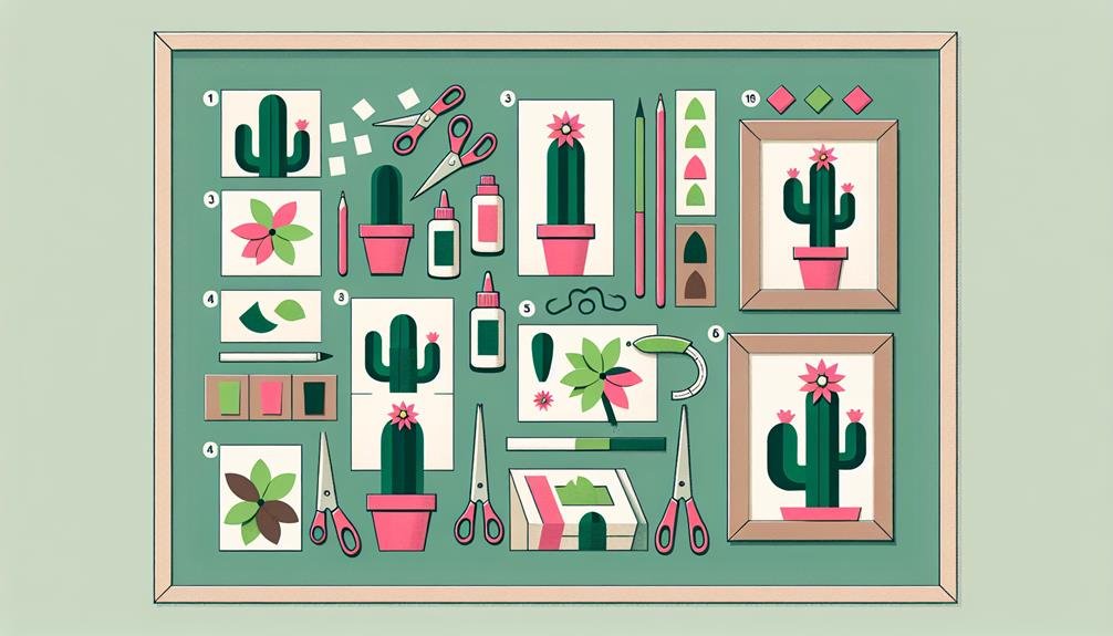 diy cactus wall decor