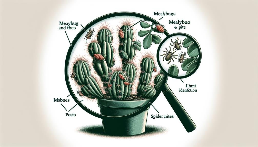 identifying common cactus pests