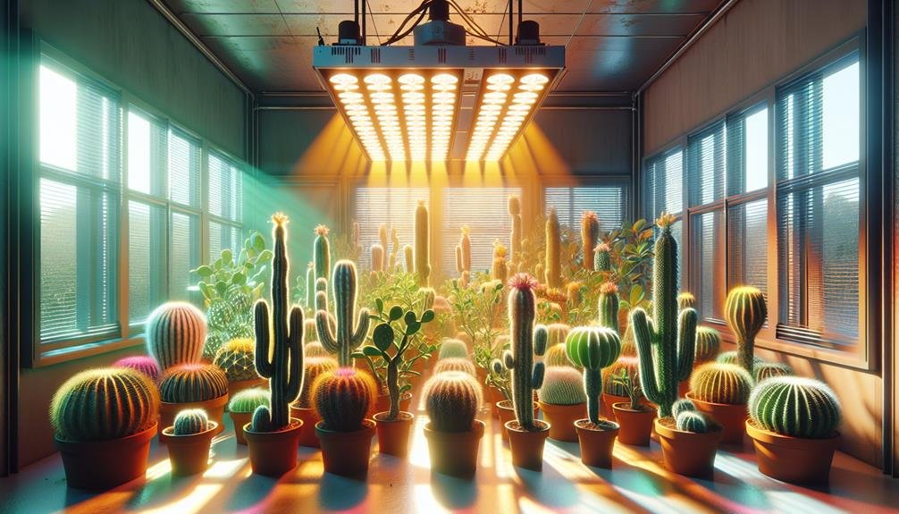 optimal lighting for cactus