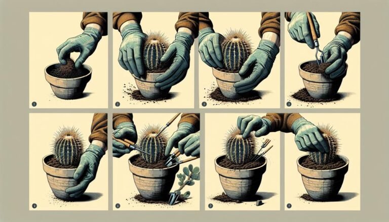 Repotting Visual Step-by-Step Guide to Repotting Your Cactus