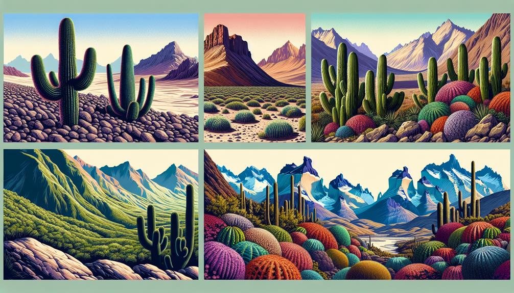studying cactus habitats in south america