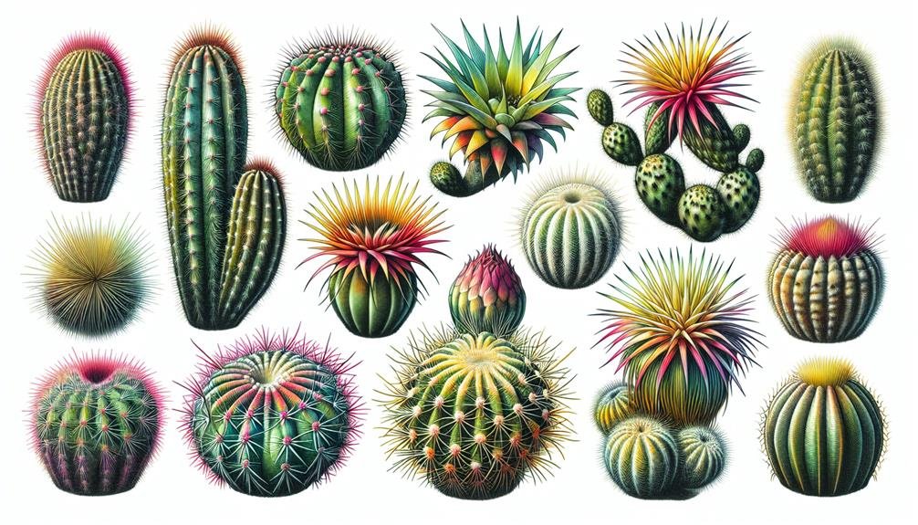 studying cactus spine variety