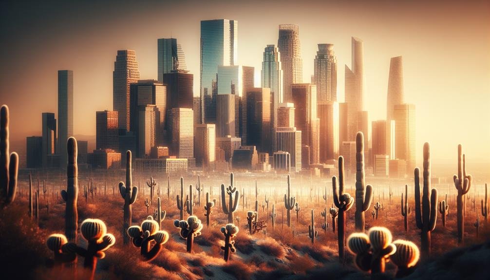 urbanization and cactus habitat