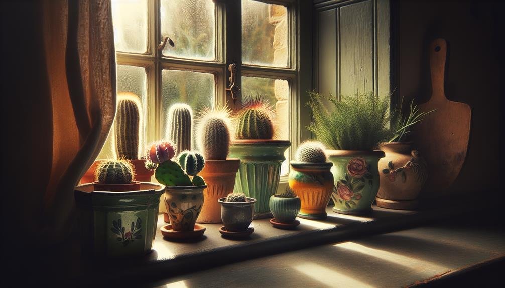 vintage planters for cacti