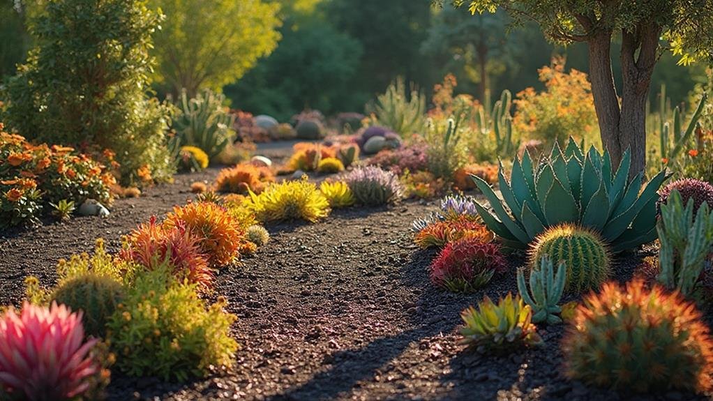 mulch enhances soil moisture